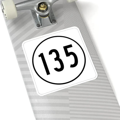 Iowa 135 1948 (Iowa) (Road Sign) STICKER Vinyl Kiss-Cut Decal - The Sticker Space