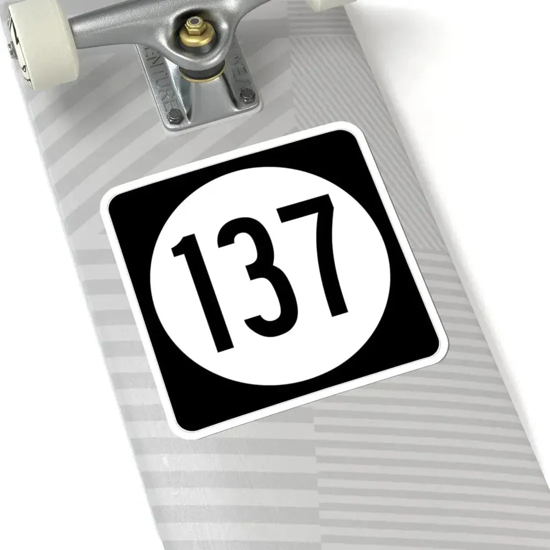 Iowa 137 (Iowa) (Road Sign) STICKER Vinyl Kiss-Cut Decal - The Sticker Space