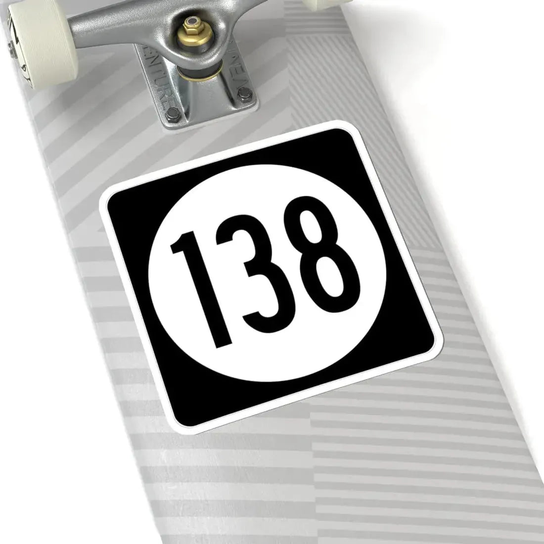 Iowa 138 (Iowa) (Road Sign) STICKER Vinyl Kiss-Cut Decal - The Sticker Space