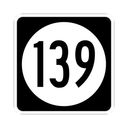 Iowa 139 (Iowa) (Road Sign) STICKER Vinyl Kiss-Cut Decal 2 Inch White - The Sticker Space