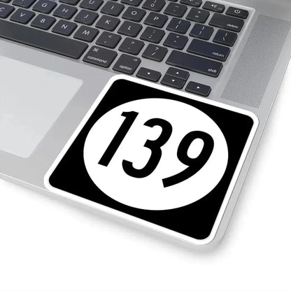 Iowa 139 (Iowa) (Road Sign) STICKER Vinyl Kiss-Cut Decal - The Sticker Space