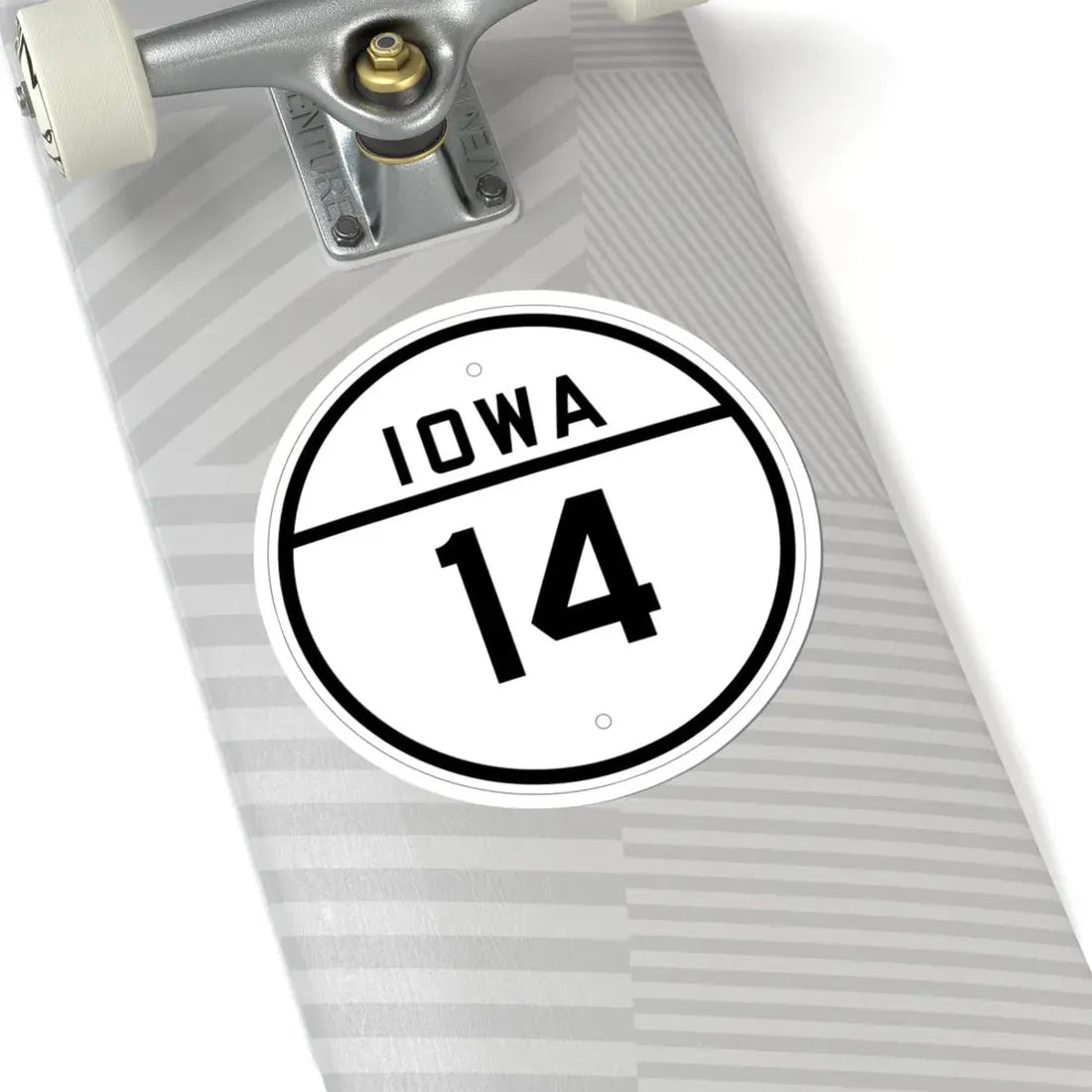Iowa 14 1926 (Iowa) (Road Sign) STICKER Vinyl Kiss-Cut Decal - The Sticker Space