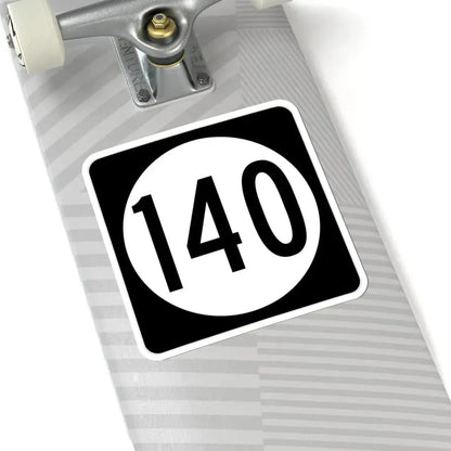 Iowa 140 (Iowa) (Road Sign) STICKER Vinyl Kiss-Cut Decal - The Sticker Space