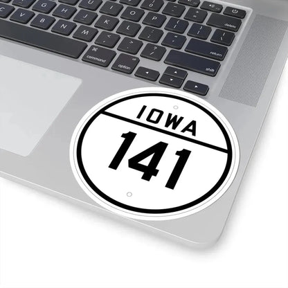 Iowa 141 1926 (Iowa) (Road Sign) STICKER Vinyl Kiss-Cut Decal - The Sticker Space