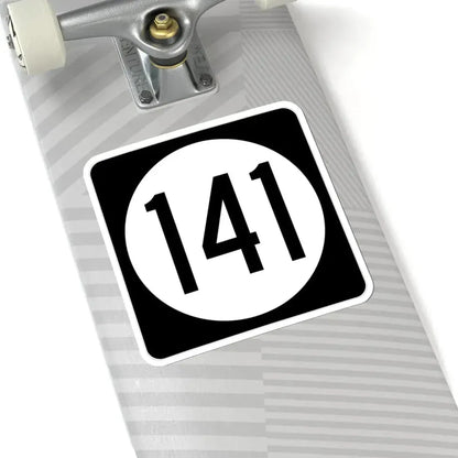 Iowa 141 (Iowa) (Road Sign) STICKER Vinyl Kiss-Cut Decal - The Sticker Space
