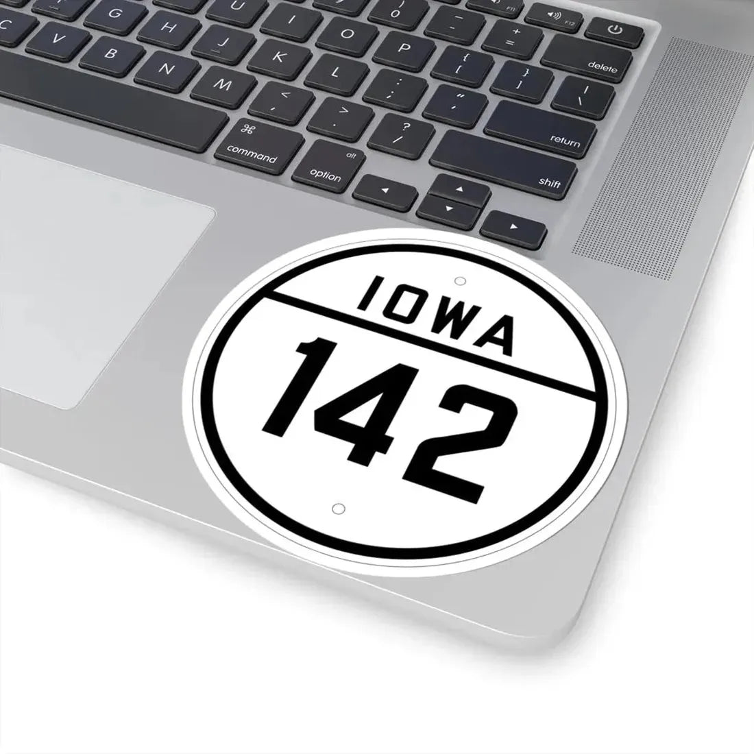 Iowa 142 1926 (Iowa) (Road Sign) STICKER Vinyl Kiss-Cut Decal - The Sticker Space
