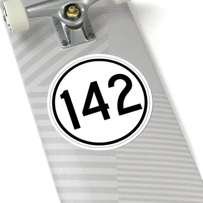 Iowa 142 1950 (Iowa) (Road Sign) STICKER Vinyl Kiss-Cut Decal - The Sticker Space