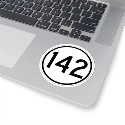 Iowa 142 1950 (Iowa) (Road Sign) STICKER Vinyl Kiss-Cut Decal - The Sticker Space