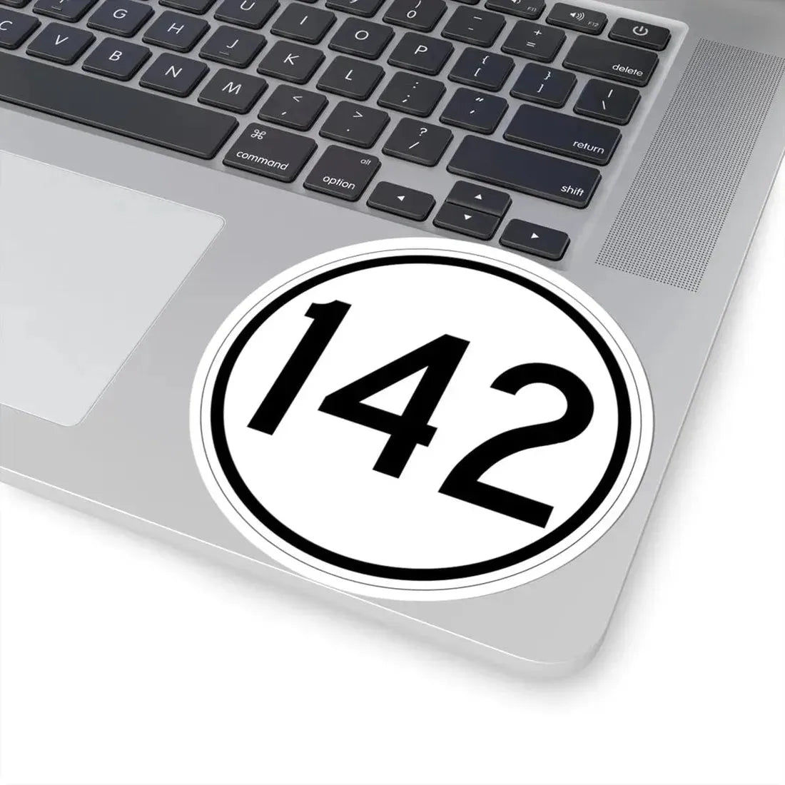 Iowa 142 1950 (Iowa) (Road Sign) STICKER Vinyl Kiss-Cut Decal - The Sticker Space