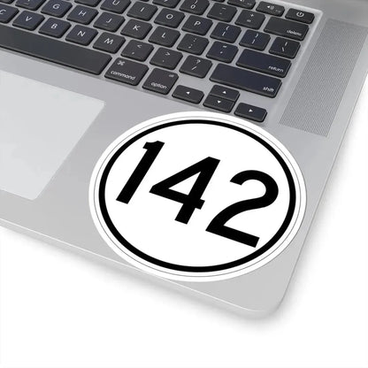 Iowa 142 1950 (Iowa) (Road Sign) STICKER Vinyl Kiss-Cut Decal - The Sticker Space