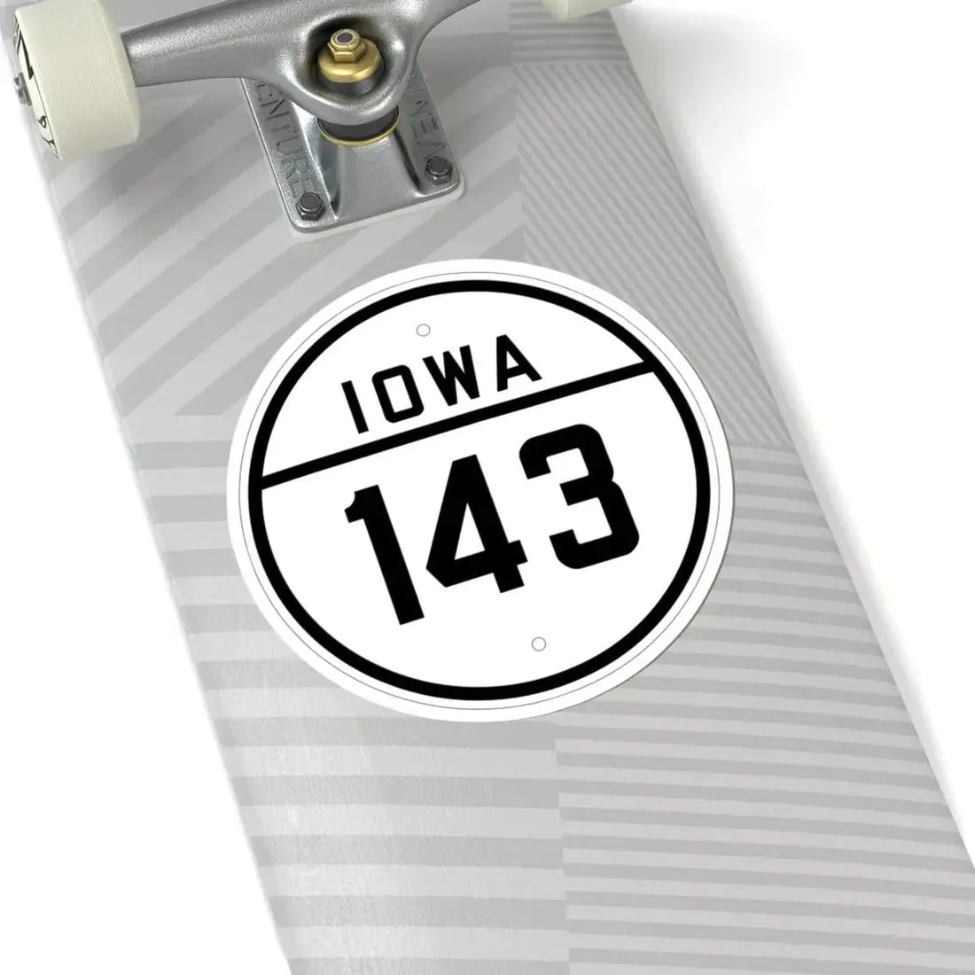 Iowa 143 1926 (Iowa) (Road Sign) STICKER Vinyl Kiss-Cut Decal - The Sticker Space