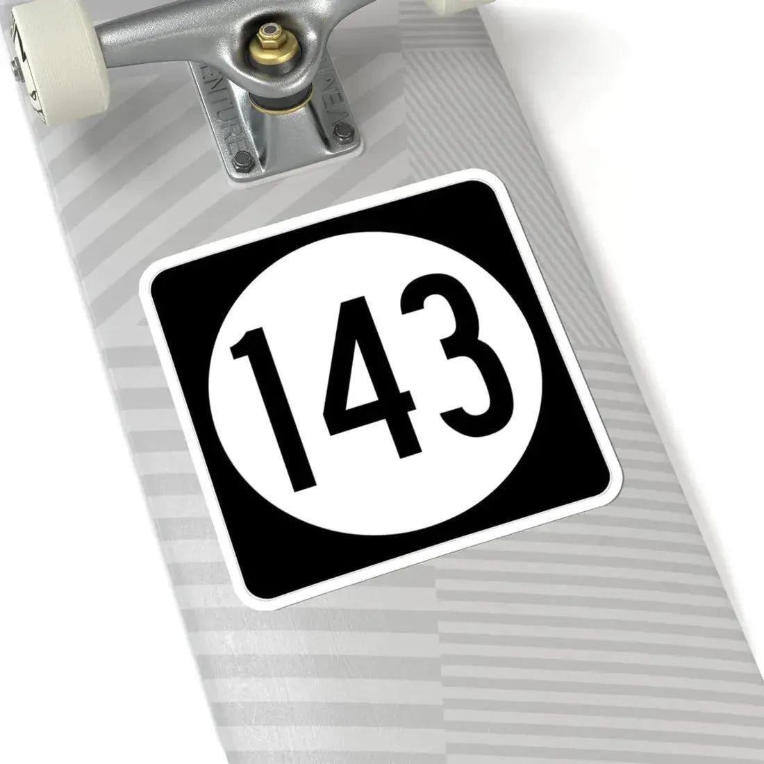 Iowa 143 (Iowa) (Road Sign) STICKER Vinyl Kiss-Cut Decal - The Sticker Space