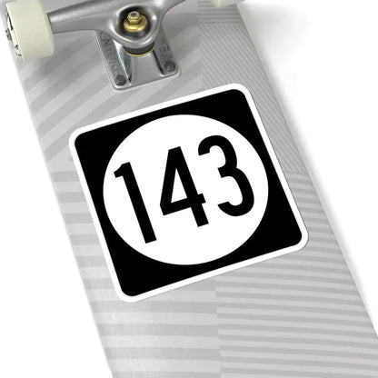Iowa 143 (Iowa) (Road Sign) STICKER Vinyl Kiss-Cut Decal - The Sticker Space