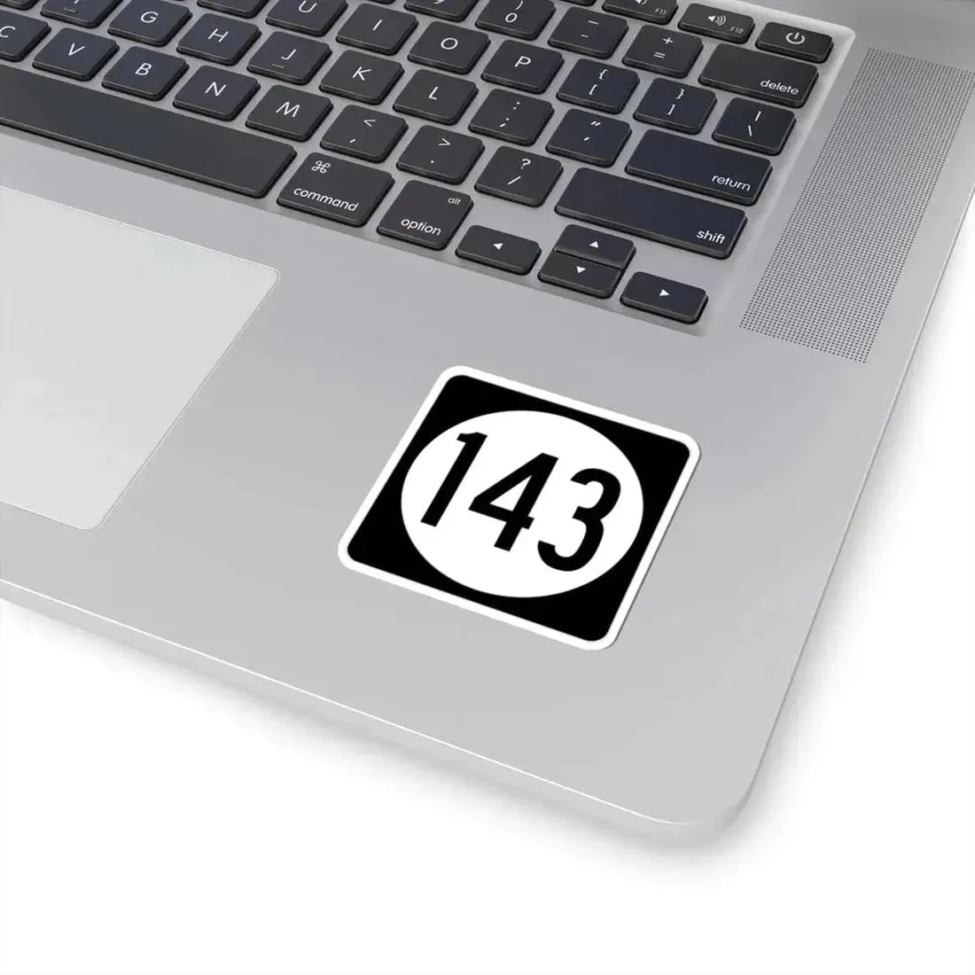 Iowa 143 (Iowa) (Road Sign) STICKER Vinyl Kiss-Cut Decal - The Sticker Space