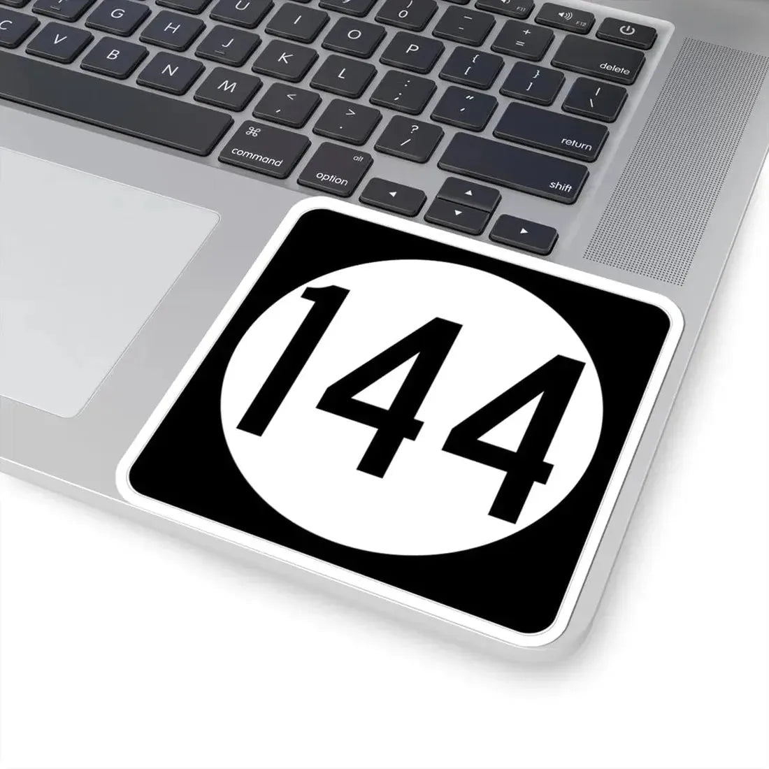 Iowa 144 (Iowa) (Road Sign) STICKER Vinyl Kiss-Cut Decal - The Sticker Space