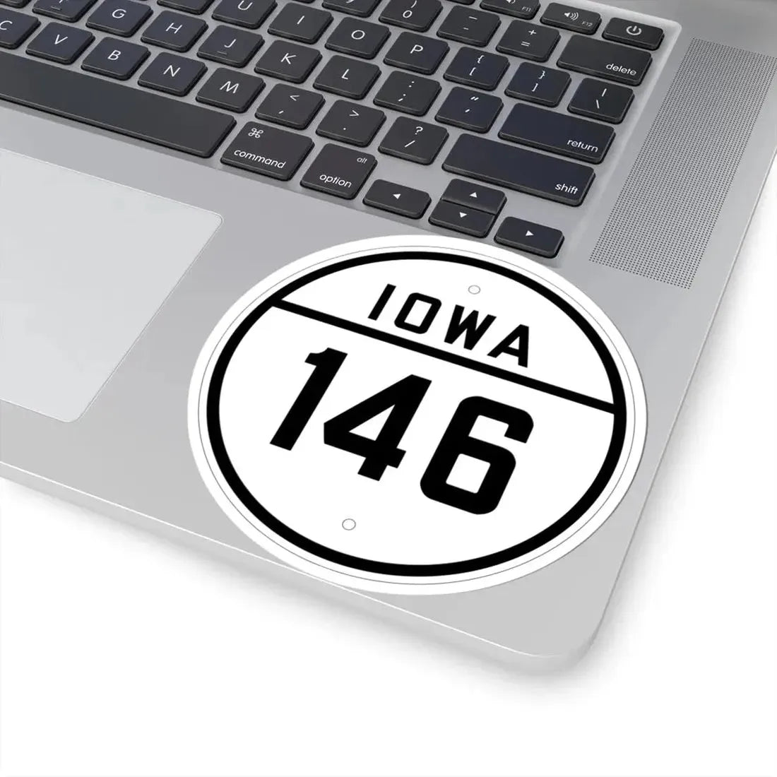 Iowa 146 1926 (Iowa) (Road Sign) STICKER Vinyl Kiss-Cut Decal - The Sticker Space
