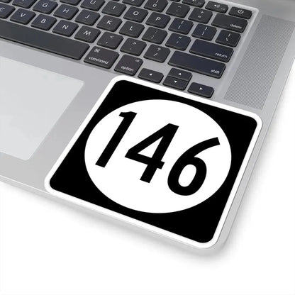 Iowa 146 (Iowa) (Road Sign) STICKER Vinyl Kiss-Cut Decal - The Sticker Space