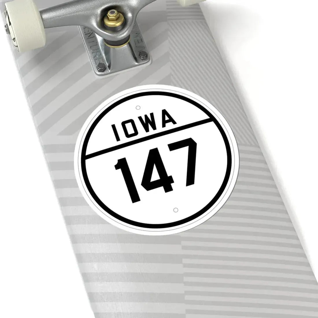 Iowa 147 1926 (Iowa) (Road Sign) STICKER Vinyl Kiss-Cut Decal - The Sticker Space