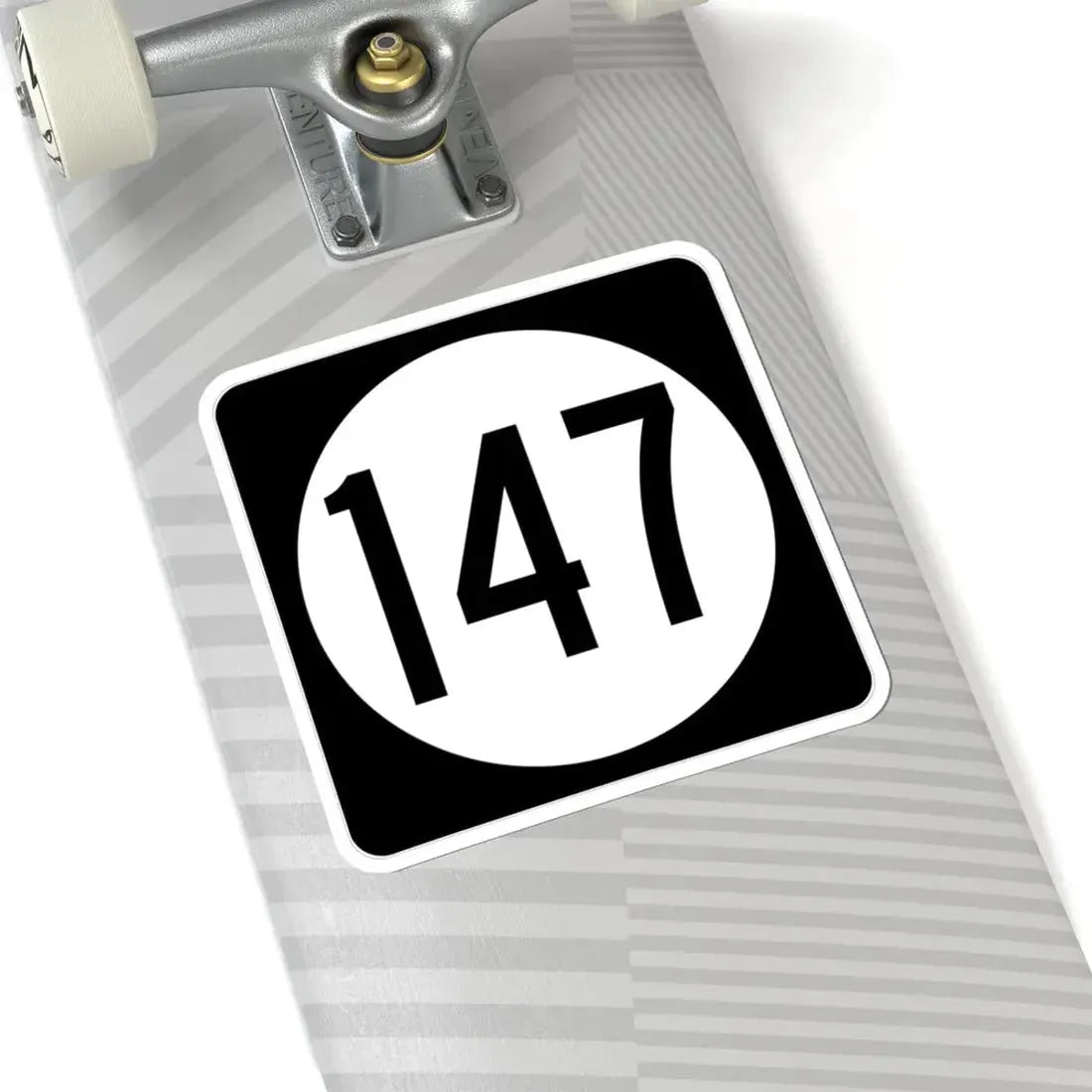 Iowa 147 (Iowa) (Road Sign) STICKER Vinyl Kiss-Cut Decal - The Sticker Space