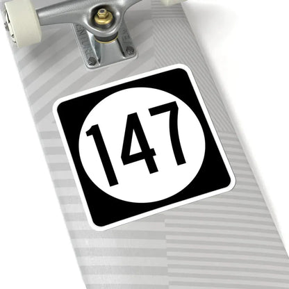 Iowa 147 (Iowa) (Road Sign) STICKER Vinyl Kiss-Cut Decal - The Sticker Space