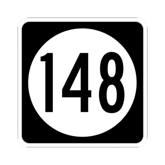Iowa 148 (Iowa) (Road Sign) STICKER Vinyl Kiss-Cut Decal 2 Inch White - The Sticker Space