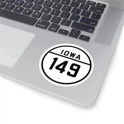 Iowa 149 1926 (Iowa) (Road Sign) STICKER Vinyl Kiss-Cut Decal - The Sticker Space