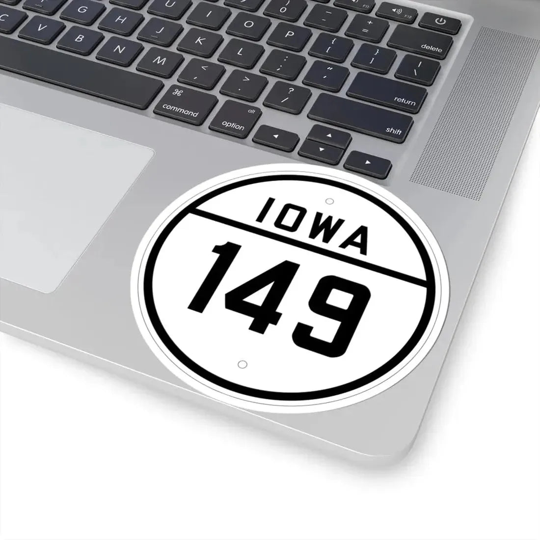 Iowa 149 1926 (Iowa) (Road Sign) STICKER Vinyl Kiss-Cut Decal - The Sticker Space