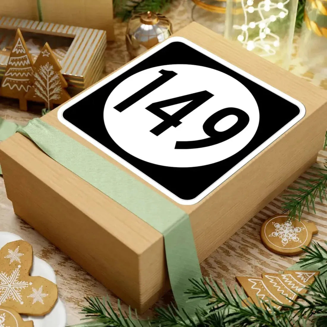 Iowa 149 (Iowa) (Road Sign) STICKER Vinyl Kiss-Cut Decal - The Sticker Space