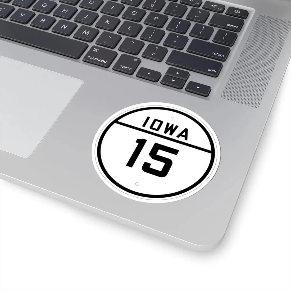 Iowa 15 1926 (Iowa) (Road Sign) STICKER Vinyl Kiss-Cut Decal - The Sticker Space