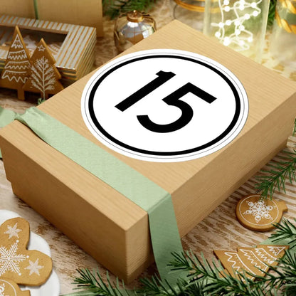 Iowa 15 1950 (Iowa) (Road Sign) STICKER Vinyl Kiss-Cut Decal - The Sticker Space