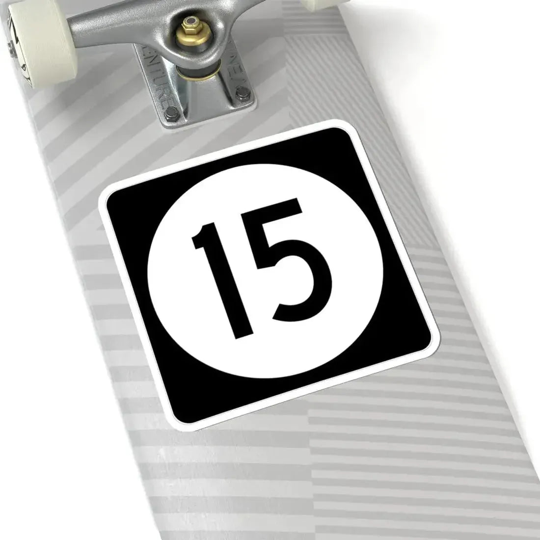 Iowa 15 (Iowa) (Road Sign) STICKER Vinyl Kiss-Cut Decal - The Sticker Space