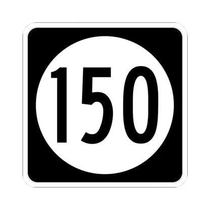 Iowa 150 (Iowa) (Road Sign) STICKER Vinyl Kiss-Cut Decal 3 Inch White - The Sticker Space