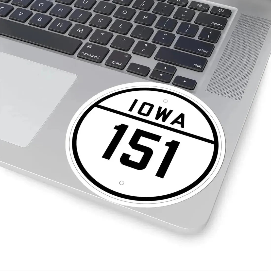Iowa 151 1926 (Iowa) (Road Sign) STICKER Vinyl Kiss-Cut Decal - The Sticker Space