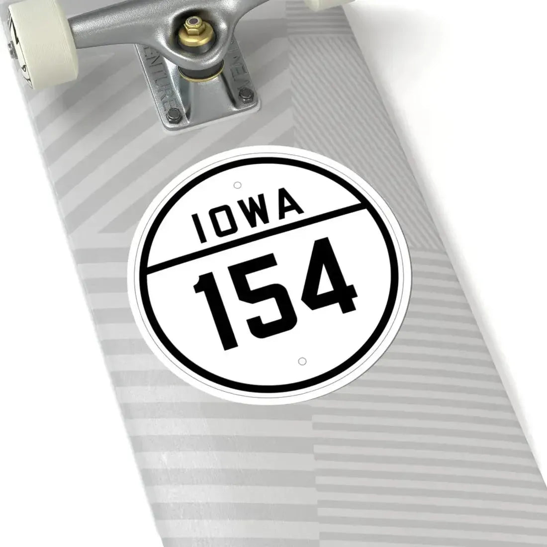 Iowa 154 1926 (Iowa) (Road Sign) STICKER Vinyl Kiss-Cut Decal - The Sticker Space