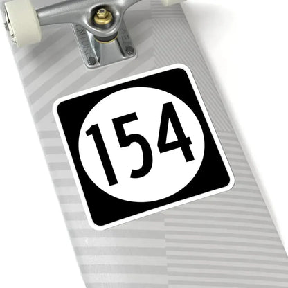 Iowa 154 (Iowa) (Road Sign) STICKER Vinyl Kiss-Cut Decal - The Sticker Space
