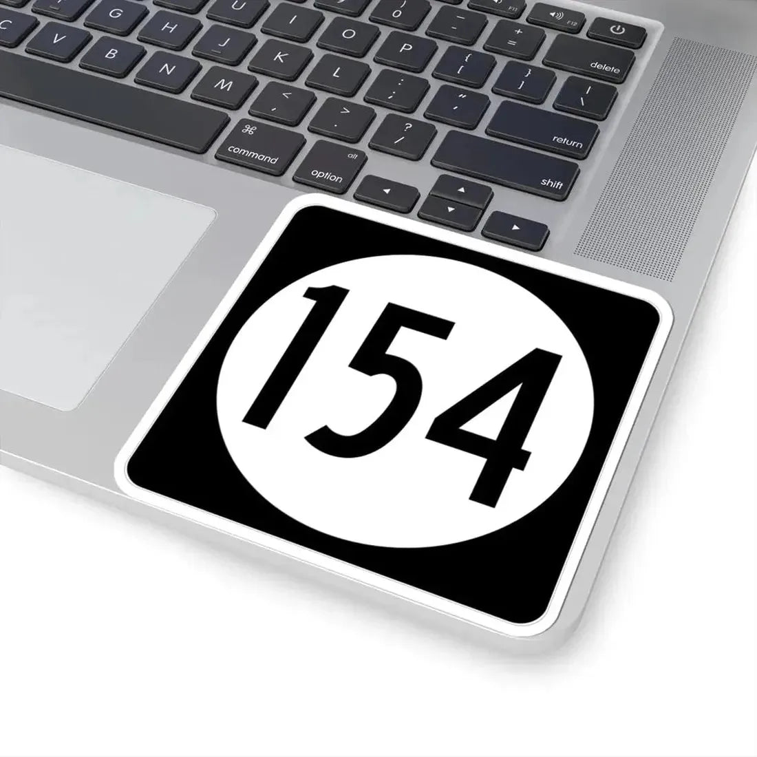 Iowa 154 (Iowa) (Road Sign) STICKER Vinyl Kiss-Cut Decal - The Sticker Space