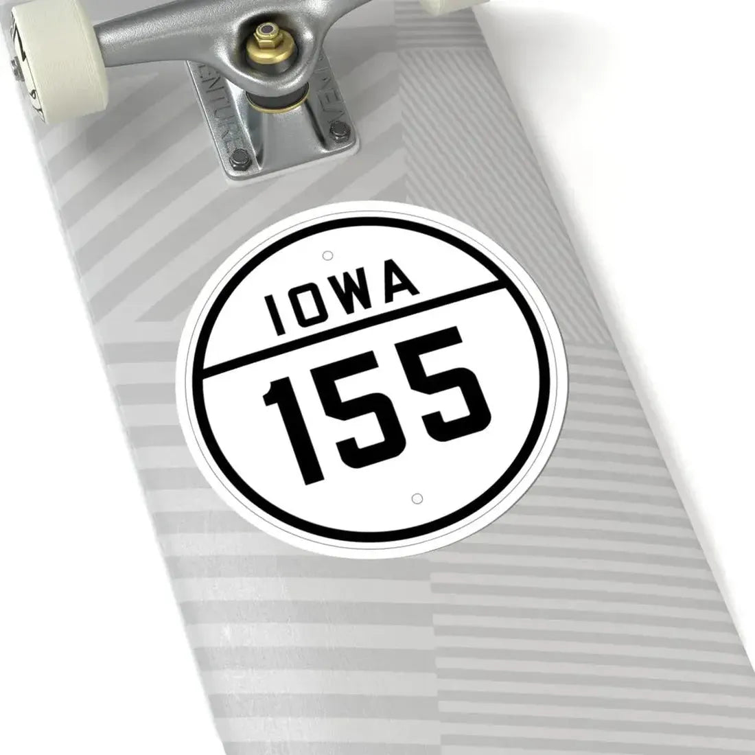 Iowa 155 1926 (Iowa) (Road Sign) STICKER Vinyl Kiss-Cut Decal - The Sticker Space