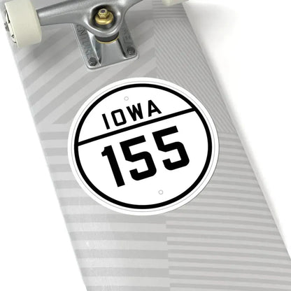 Iowa 155 1926 (Iowa) (Road Sign) STICKER Vinyl Kiss-Cut Decal - The Sticker Space