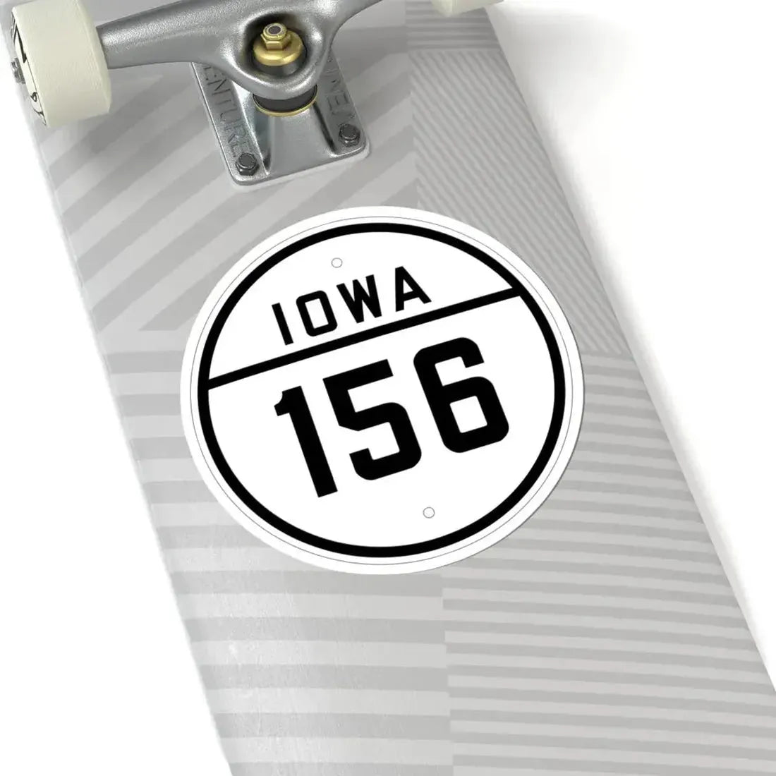 Iowa 156 1926 (Iowa) (Road Sign) STICKER Vinyl Kiss-Cut Decal - The Sticker Space