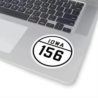Iowa 156 1926 (Iowa) (Road Sign) STICKER Vinyl Kiss-Cut Decal - The Sticker Space