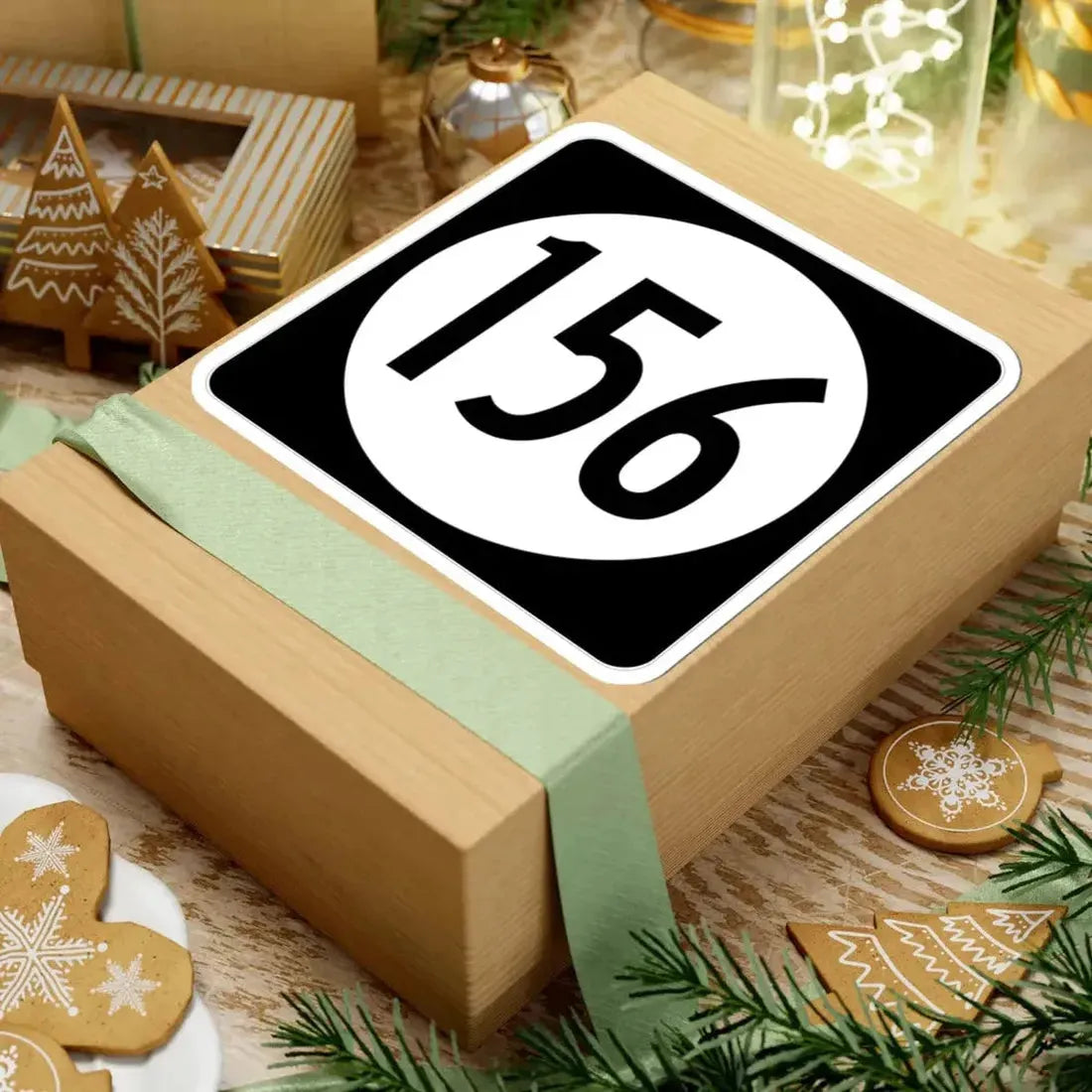 Iowa 156 (Iowa) (Road Sign) STICKER Vinyl Kiss-Cut Decal - The Sticker Space