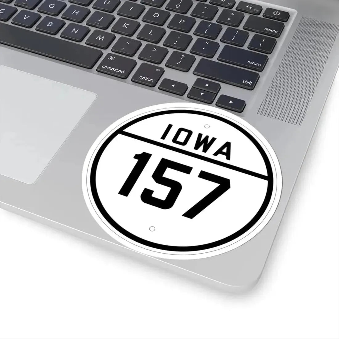 Iowa 157 1926 (Iowa) (Road Sign) STICKER Vinyl Kiss-Cut Decal - The Sticker Space