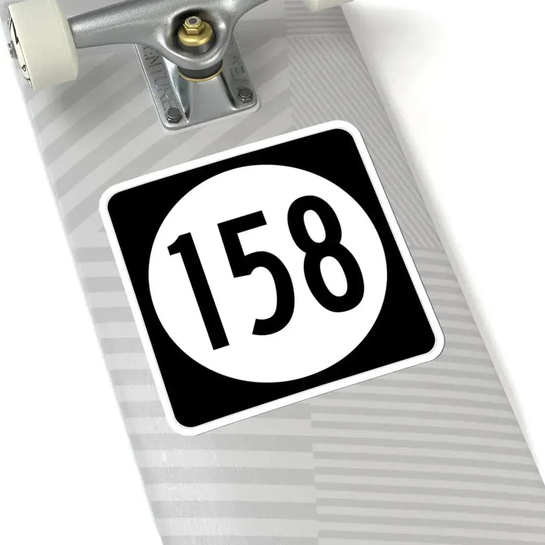 Iowa 158 (Iowa) (Road Sign) STICKER Vinyl Kiss-Cut Decal - The Sticker Space