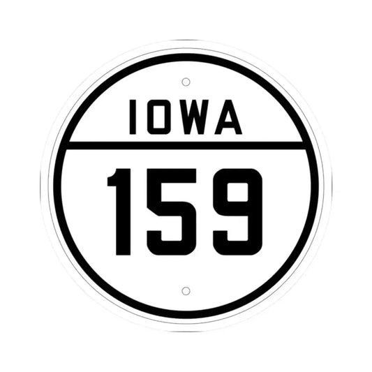 Iowa 159 1926 (Iowa) (Road Sign) STICKER Vinyl Kiss-Cut Decal 2 Inch White - The Sticker Space
