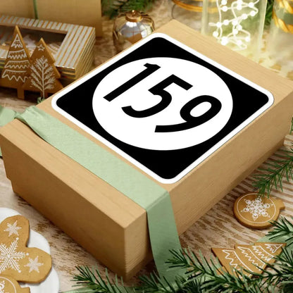 Iowa 159 (Iowa) (Road Sign) STICKER Vinyl Kiss-Cut Decal - The Sticker Space