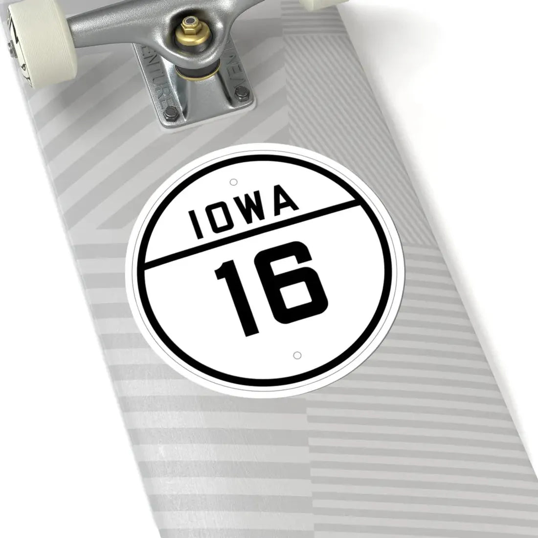 Iowa 16 1926 (Iowa) (Road Sign) STICKER Vinyl Kiss-Cut Decal - The Sticker Space