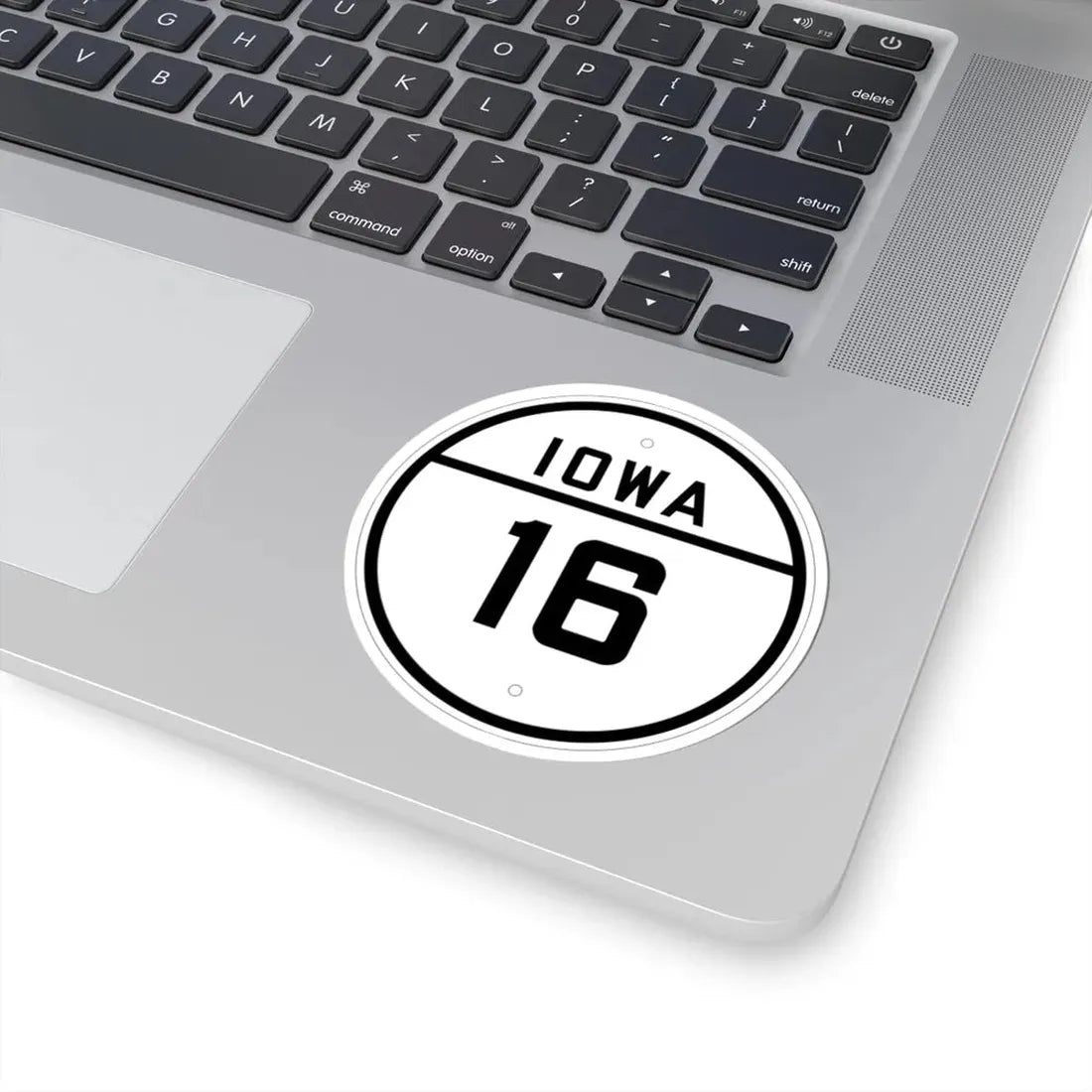 Iowa 16 1926 (Iowa) (Road Sign) STICKER Vinyl Kiss-Cut Decal - The Sticker Space