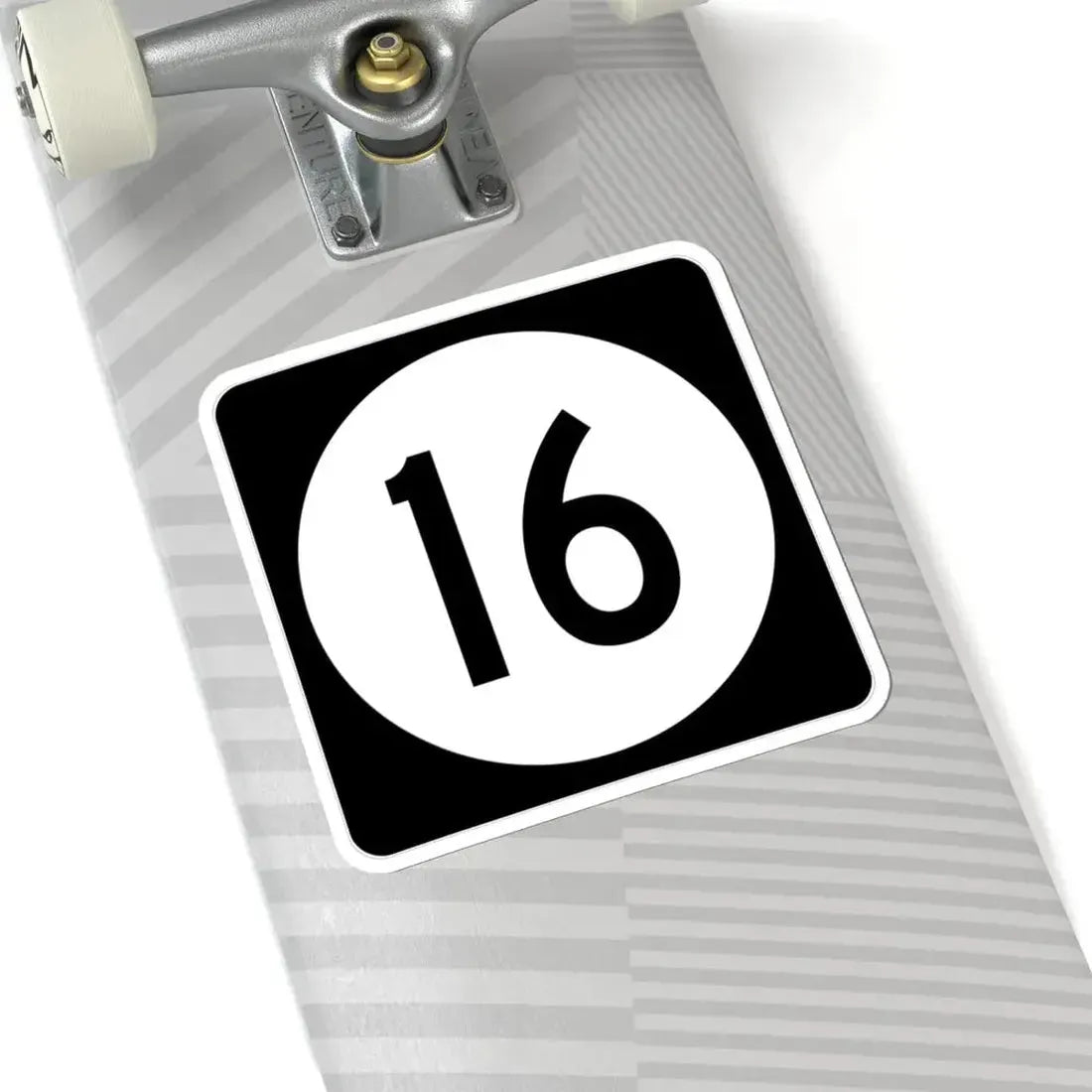 Iowa 16 (Iowa) (Road Sign) STICKER Vinyl Kiss-Cut Decal - The Sticker Space