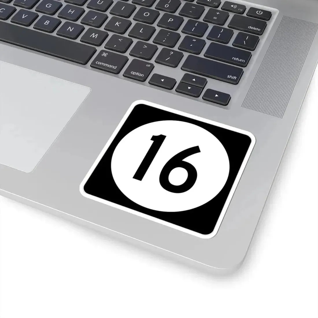 Iowa 16 (Iowa) (Road Sign) STICKER Vinyl Kiss-Cut Decal - The Sticker Space