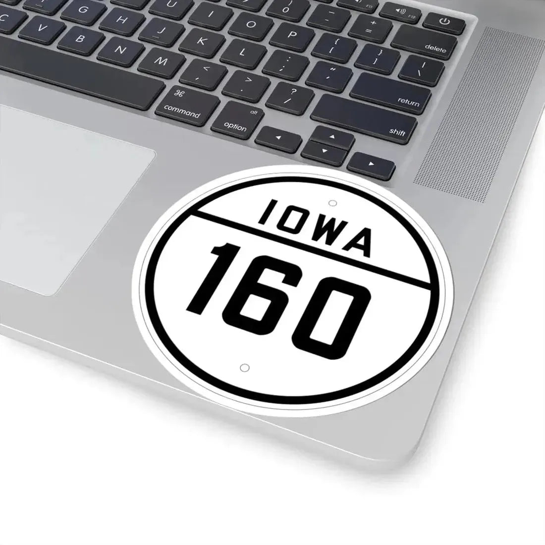 Iowa 160 1926 (Iowa) (Road Sign) STICKER Vinyl Kiss-Cut Decal - The Sticker Space